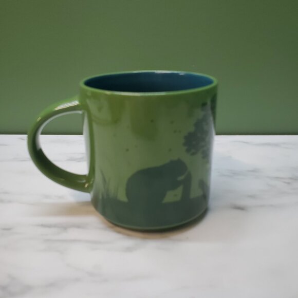 Mug - Tim Hortons Beaver Themed Green and Blue in Excellent condition - Picture 1 of 16